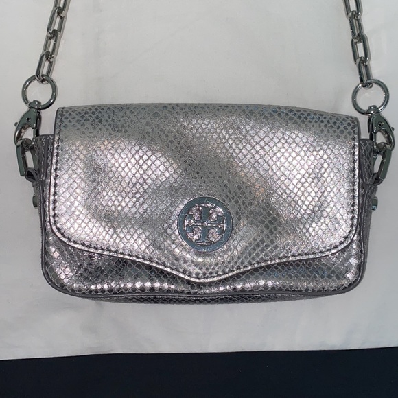 Tory Burch silver Crossbody handbag - Picture 3 of 6